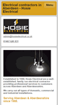 Mobile Screenshot of hosieelectrical.co.uk